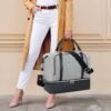 CAMTOP Women Ladies Travel Weekender Bag Overnight Duffel Carry-on Tote Bag fit 15.6 Inch Laptop Computer - Image 3