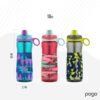 Pogo 18oz Kids Plastic Water Bottle with Straw Lid and Carry Handle, Reusable, BPA Free, Dishwasher Safe, Perfect for Travel, School, Outdoors, and Gym - Image 4