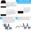 Toddler Travel Bed,Baby Airplane Bed Seat Extender,Portable Kids Plane Bed with Side Pockets Travel Essentials,Baby Travel Essentials for Flying - Image 3