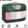 Veken 8 Set Packing Cubes for Suitcases, Travel Bag Organizers for Carry on Luggage, Suitcase Organizer Bags Set for Travel Essentials Travel Accessories in 4 Sizes(Extra Large, Large, Medium, Small) - Image 8
