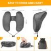 Rewondah Inflatable Travel Pillow for Sleeping Airplane - Inflatable Neck Pillow for Traveling on Plane with Washable Cover, Blow up Neck Travel Pillow for Airplanes, Cars - Portable and Comfortable - Image 7