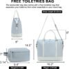 CAMTOP Women Ladies Travel Bag Canvas Weekend Overnight Carry On Luggage Bags - Image 7