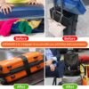Travel Belt for Luggage Add a Bag Luggage Strap,2-in-1 Suitcase Strap Travel Accessories,Luggage Strap Carry On Luggage Elastic Adjustable Luggage Strap Airport Travel Accessories Black - Image 3
