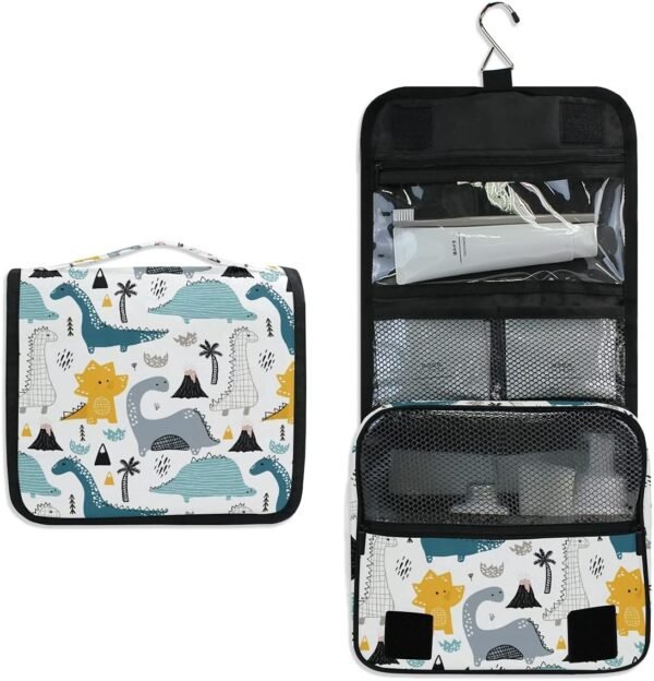 senya Hanging Travel Toiletry Bag Kit Makeup Case Cosmetics Organizer for Men Women - Image 2