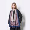 Scarf for Women Lightweight Soft Floral Leopard Printed Scarves Fall Winter Fashion Shawl Wrap with Fringe - Image 7