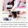 Steam Travel Essentials Eye Mask, Heated Sleeping Mask for Dry Eyes Warming Compress for Puffiness, Disposable Relaxing Gifts, 9 Packs - Image 6