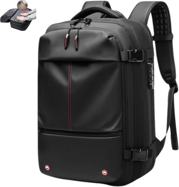 Airback Backpack, Expandable Travel Vacpack Backpack Vacuum Compression, Carry on Backpack