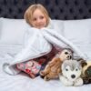 Weighted Blanket for Kids and Adults, 7 lbs, Small Weighted Blanket for Travel/Home, Soft Bamboo Viscose, 40x60 inches, Machine Washable, White - Image 8