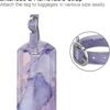2 Pack Luggage Tags, Fintie Leather Name ID Labels with Privacy Cover for Travel Bag Suitcase - Image 3