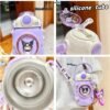 Generic Cute Thermos Mug Kawaii Water Bottle Stainless Steel Vacuum Insulated Bottle for Hot or Cold Drinks Adorable Travel Mug (Purple) - Image 4