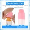 Lusofie 16Pcs Silicone Travel Sleeves For Toiletries Reusable Bottle Covers For Travel Leak Proof Travel Bottles Toiletry Sleeves For Leak Proofing Travel Essentials For Women Travel Accessories - Image 4