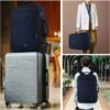 MATEIN Weekender Backpack, Large Capacity Travelling Suitcase Backpack with Strap for Clothes, Expandable Flight Approved Business Carry on Backpack for International Travel, Blue - Image 6