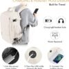 Travel Backpack, Large Carry On Backpack, Personal Item Travel Bag, Airline Approved 17.3 Inch Laptop Backpack,College Weekender Business Hiking Bag, Beige - Image 3