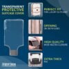 Luggage Covers for Suitcase TSA Approved | Handle Openings on L&R | Premium Clear Suitcase Covers for Luggage TSA Approved | Luggage Protector Suitcase Cover | Size 28in |Clear Luggage Cover Protector - Image 4