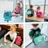 Travel Essentials for Kids – All-in-One Activity Kit for Travel, Road Trip Activities for Kids - Hanging Bag, Includes Toys and Activities for Airplanes, Hotels - Boys & Girls, 4-6 Years (Seafoam) - Image 8