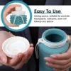 23oz Collapsible Silicone Water Bottle, BPA Free, Portable for Hiking, Travel, Camping, Yoga, Foldable, Leakproof, Lightweight, 690mL - Image 6