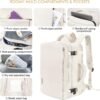 Travel Backpack, Large Carry On Backpack, Personal Item Travel Bag, Airline Approved 17.3 Inch Laptop Backpack,College Weekender Business Hiking Bag, Beige - Image 4