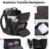 16 Inch Business Laptop Backpack for Men, Carry on Backpack for Airplanes, Water Resistant Travel Backpack Laptop Bag Computer Backpack Casual Daypacks with USB Port for Travel/College/Work - Image 2