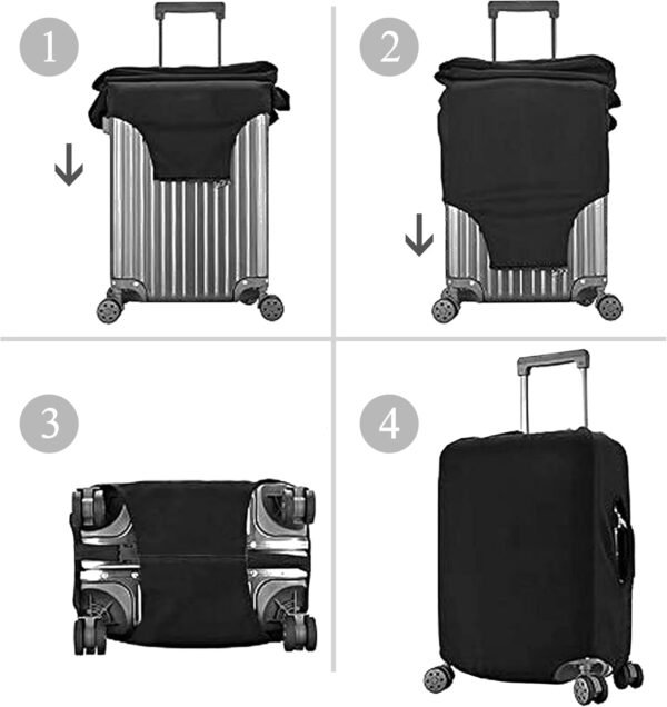Philadelphia City Luggage Cover, Football Team Suitcase Cover for Luggage Protector Cover for Travel Business Vacation Fits 18-20 Inch Luggage - Image 4