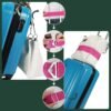 Alloy Buckle Travel Belt for Luggage, Luggage Straps for Suitcases Add a Bag, Adjustable Straps with Alloy Buckle, Hands-Free for Airport, Travel, Boarding Pink - Image 6