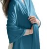 Wayfarer Travel Scarf for Women, Travel Accessory for Airplane, Travel Shawl Wrap Premium Soft Blanket-Gift Box Included