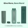 Hydracy Water Bottle with Time Marker -Large BPA Free Water Bottle & No Sweat Sleeve -Leak Proof Gym Bottle with Fruit Infuser Strainer & Times to Drink -Ideal Gift for Fitness Sports & Outdoors - Image 6