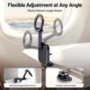 This Hill Travel Essentials Airplane Phone Holder for MagSafe Accessories, Universal Flight Must Haves Travel Phone Holder for MagSafe Car Mount fits iPhone 15 Pro Max - Image 6