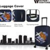 Washable Luggage Cover - Fashion Suitcase Protector Fits 18-22 Inch Luggage (Journey, S) - Image 3