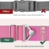 2-in-1 Travel Belt for Luggage Straps Add a Bag Bungees Luggage Strap Over Handle Suitcases Belt for Carry On Bag Elastic Belt Adjustable Suitcase Strap Airport Travel Accessories - Image 4
