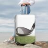 Kururi Golf Club Print Suitcase Cover Personalized Travel Luggage Cover Trolley Case Cover Travel Luggage Protector Cover Suitable For Travel Business Trip X-Large - Image 9