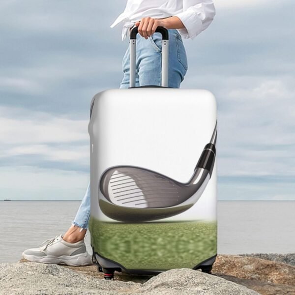 Kururi Golf Club Print Suitcase Cover Personalized Travel Luggage Cover Trolley Case Cover Travel Luggage Protector Cover Suitable For Travel Business Trip X-Large - Image 9