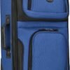 U.S. Traveler Rio Lightweight Carry-On Suitcase 20" Softside Expandable Design, Durable, Business and Travel, Blue, Set - Image 3