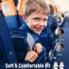 Kids Ear Plugs for Ear Pressure Relief, 2 Pairs Soft Reusable Noise Reduction Ear Plugs for Children, Airplane Travel Essentials Kids for Flying, Ear Pressure Relief, Study (S-WT paw, M-GN paw) - Image 4
