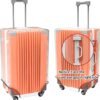 Clear PVC Luggage Cover Protectors 28 Inch Suitcase Cover for Suitcase TSA Approved 26-28Inch (25.98''H x 20.07''L x 12.40''W) - Image 3