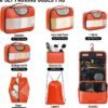 Veken 8 Set Packing Cubes for Suitcases, Travel Bag Organizers for Carry on Luggage, Suitcase Organizer Bags Set for Travel Essentials Travel Accessories in 4 Sizes(Extra Large, Large, Medium, Small) - Image 2