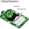 Luggage Tags for Suitcase, 2 Pack PU Leather Travel Cruise Luggage Tag with Privacy Flap, Name ID Label and Metal Loop for Women Men Girls Suitcase Baggage Bag Backpack, Cute Cat Green - Image 3
