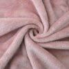 Bnuitland Travel Blanket and Pillow 2 in 1, Soft Flannel Airplane Blanket in Bag Compact-Long Flight Essential for Adults and Kids, Portable Luggage Sleeve and Backpack Clip, 65×40 inch Pink - Image 7