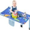 Toddler Airplane Bed, Airplane Seat Extender for Kids, Toddler Airplane Travel Essentials, Portable Toddler Travel Plane Bed, Airplane Footrest Hammock Flight Must Haves for Kids Baby