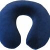 Memory Foam Neck Pillow - Adjustable Thickness for Best Comfort, Dark Blue - Image 4