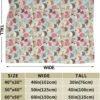 (Cupcake Pattern) Print Fall Throw Blanket Personalized Soft Flannel Blanket for Bed Couch Sofa, Blanket for Lightweight Fuzzy Cozy Blankets for Travel Office Home 60"X50" - Image 4