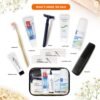TrekTote 10-Piece unisex Premium Travel Toiletry Convenience Kit - Includes Toiletries. TSA-Approved Travel Hygiene Kit. - Image 2