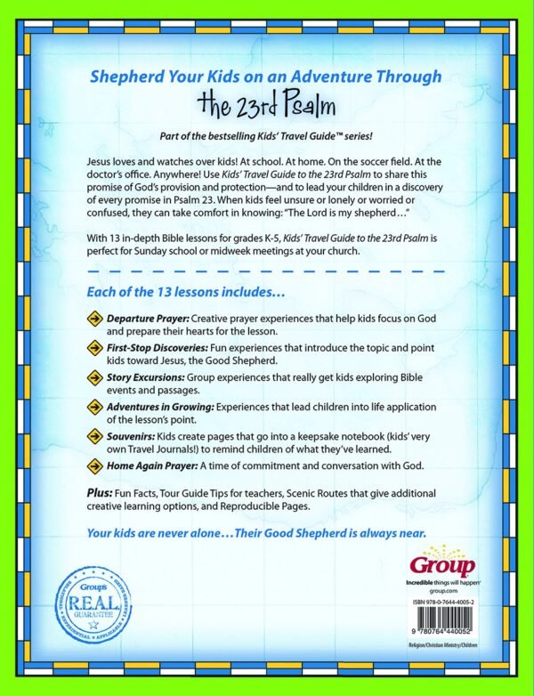 Kids' Travel Guide to the 23rd Psalm - Image 2