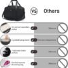 ECOHUB Personal Item Bag 16'' Small Duffel Bag Travel Bag Weekender Bag Gym Bag Tote Duffel bag Overnight Bags Travel Essentials for Women and Men Shoulder Bag Carry On Shoes Bag (Black) - Image 5