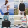 Travel Backpack for Women, Airline Approved Carry On Luggage As Personal Items, 17.3 inch Laptop School Backpack, Waterproof Weekender Bag, Hiking Backpack(Purple) - Image 8