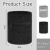 4Pcs Wrist Sweat Bands for Men Wrist Pouch Wallet with Zipper Wristband Pocket Sports Absorb Sweat Wristbands for Women Running Hiking Workout, Key Holder for Gym Sports Running Walking Hiking Travel - Image 2