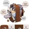 LOVEVOOK 50L Carry on Backpack for Women & Men with 3 Packing Cubes, Large Travel Backpack for Airplanes, TSA Personal Item Travel Bag with Laptop Pocket, Travel Essentials Airline Approved - Image 4
