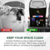 Airplane Pockets Airplane Tray Table Cover with Pocket Organizer | Seat Back Organizer & Storage for Personal Items | Travel Accessories | Clean and Convenient Airplane Travel Essentials for Flying - Image 3