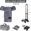 Bukere Rolling Garment Bag, Travel Garment Duffle Bag with Wheels, Carry on 3 in 1 Suit Luggage Bag with Detachable Trolley for Men Women Business Weekender - Image 7