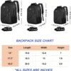 MATEIN Extra Large Business Travel Anti Theft Laptop Backpack, 18 Inch TSA Airline Approved Carryon Backpack for Women Men, Work Bag with USB Port and Luggage Strap, Black - Image 4