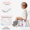 Labeol Toilet Seat Covers Disposable, 20 Pcs Extra Large Disposable Toilet Seat Cover, Toilet Seat Covers for Kids＆Adults, Travel Essentials for Kids Potty Training, Public Restroom, Plane, Travel - Image 4